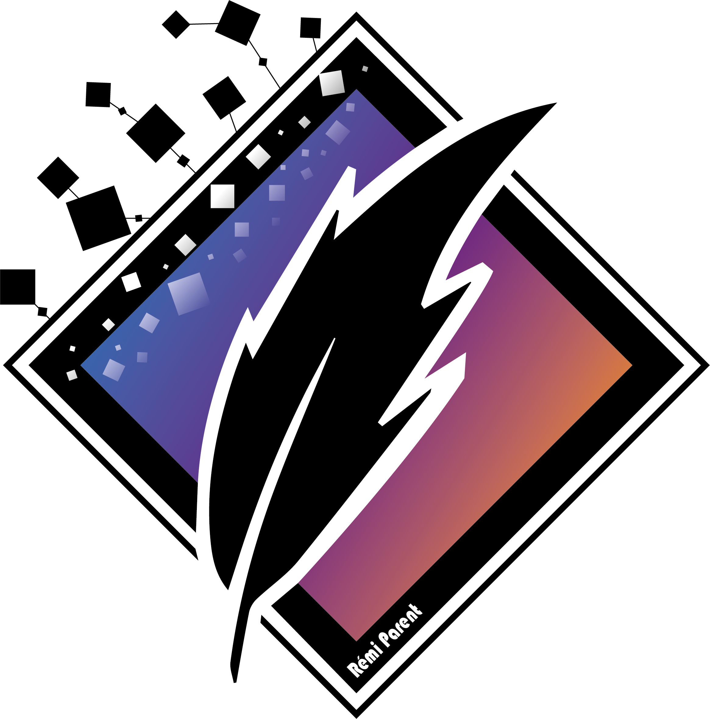 Logo avec couleur du Portfolio de Rémi Parent